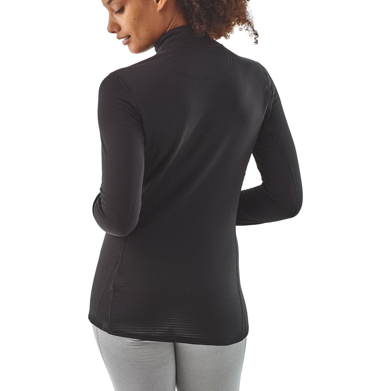 Patagonia Women's Capilene Thermal Weight Zip-Neck Black Image 3