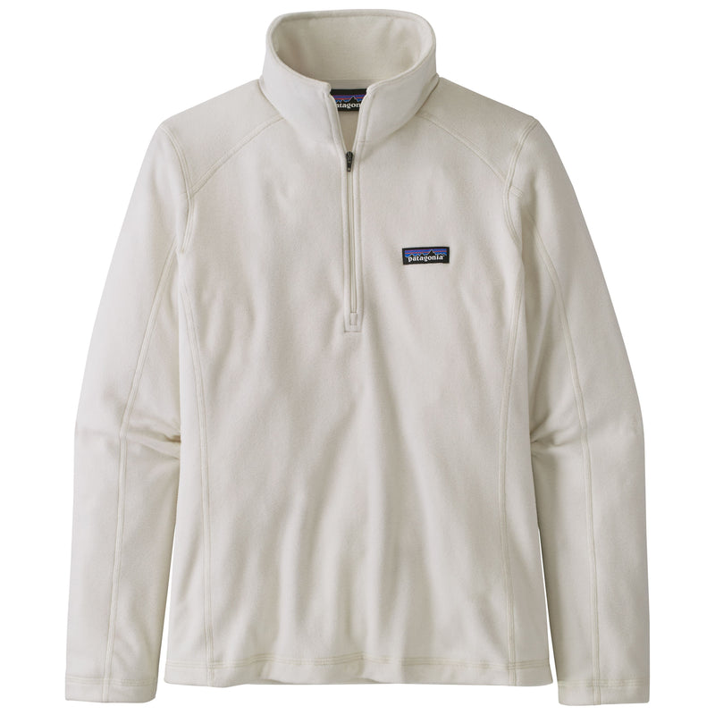 Patagonia Women's Micro D 1/4-Zip Birch White