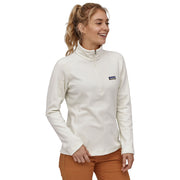 Patagonia Women's Micro D 1/4-Zip Birch White