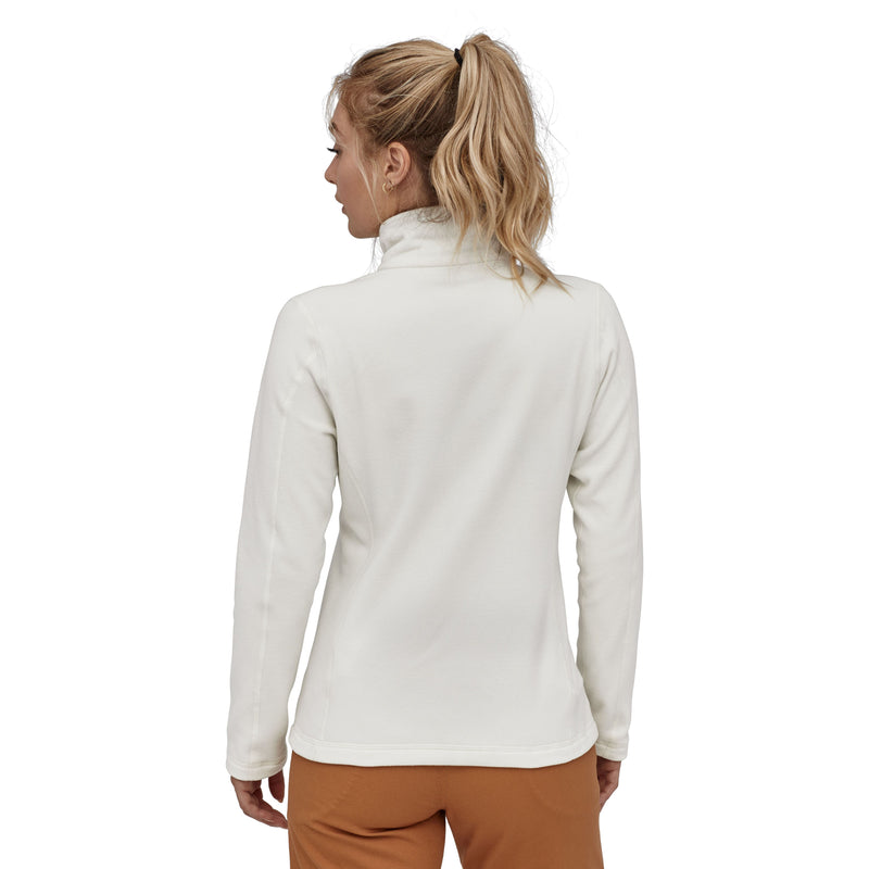 Patagonia Women's Micro D 1/4-Zip Birch White