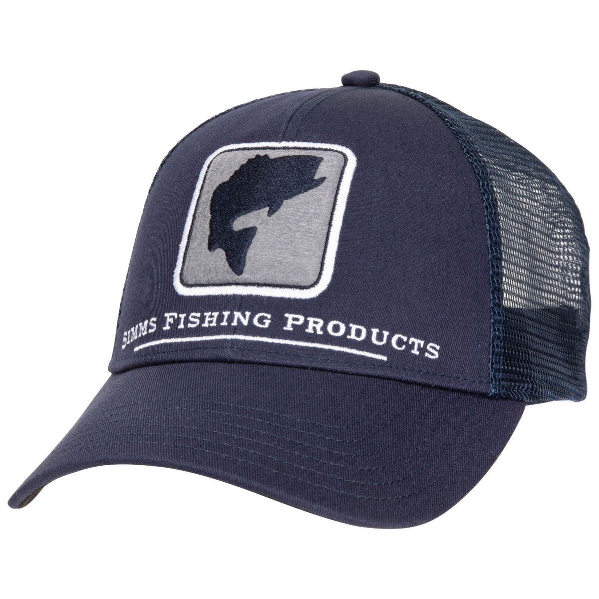 Simms Bass Icon Trucker Hat — Little Forks Outfitters