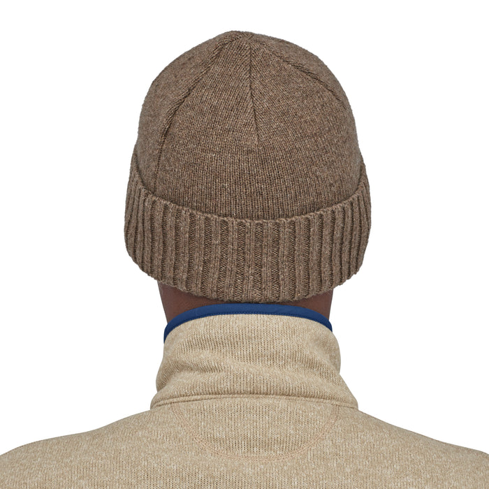 Patagonia Brodeo Beanie Fitz Roy Trout Patch: Ash Tan Image 04