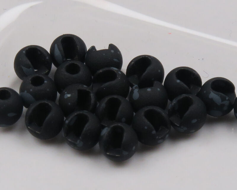 Hareline Mottled Tactical Slotted Tungsten Beads
