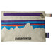 Patagonia Zippered Pouch P-6 Fitz Roy: Bleached Stone