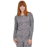 Patagonia Women's Capilene Midweight Crew Hut to Hut: Salt Grey