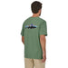 Patagonia Fitz Roy Fish Organic T-Shirt Sedge Green / Fitz Roy Trout Image 03