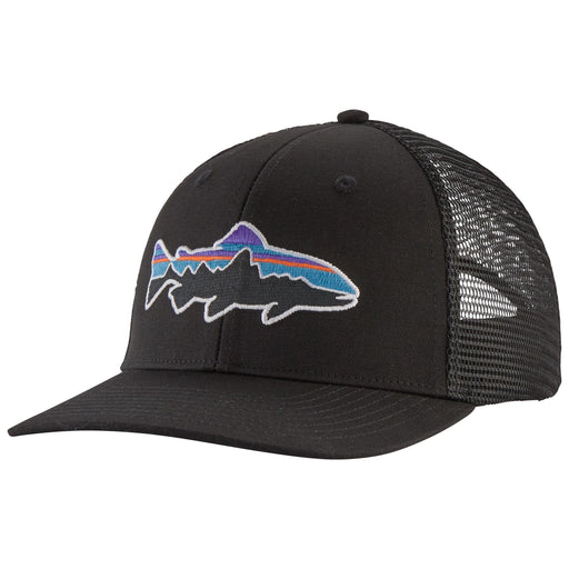 Patagonia Fitz Roy Trout Trucker Hat Black Image 1