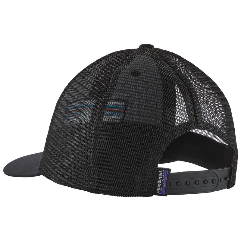 Patagonia P-6 Logo LoPro Trucker Hat Black Image 02