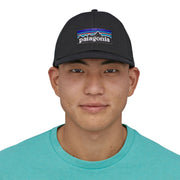 Patagonia P-6 Logo LoPro Trucker Hat Black Image 03
