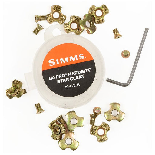 Simms G4 Pro Hardbite Star Cleat 10 Pack Image 01