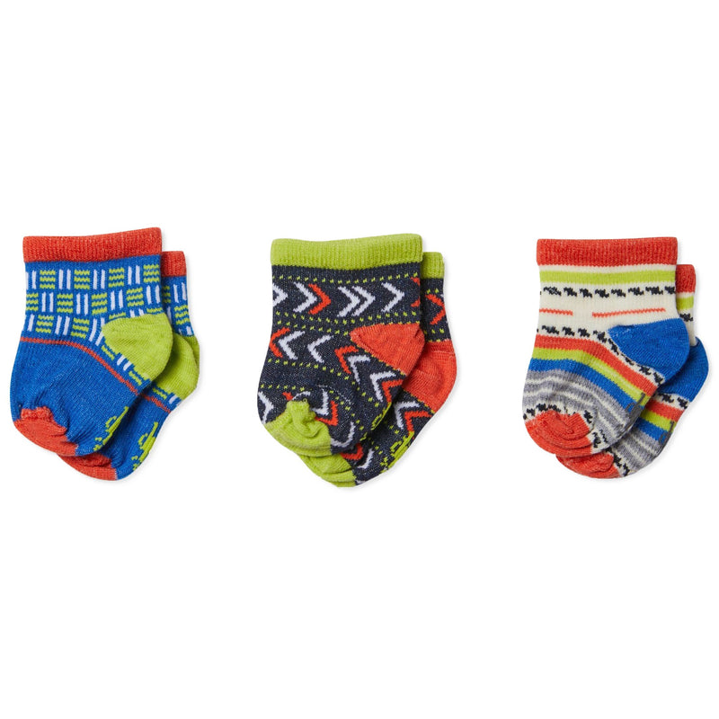 Smartwool Baby Bootie Batch Bright Blue Image 01