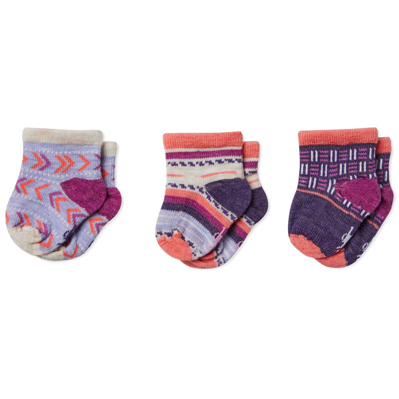 Smartwool Baby Bootie Batch Meadow Mauve Image 01