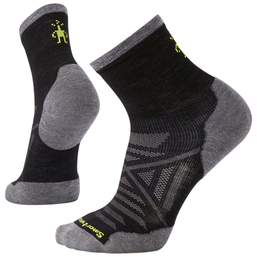 Smartwool Performance Run Cold Weather Mid Crew Black Image 01