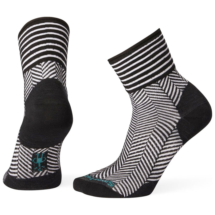 Smartwool Women's Everyday Herringbone Ankle Boot Sock Black Image 01