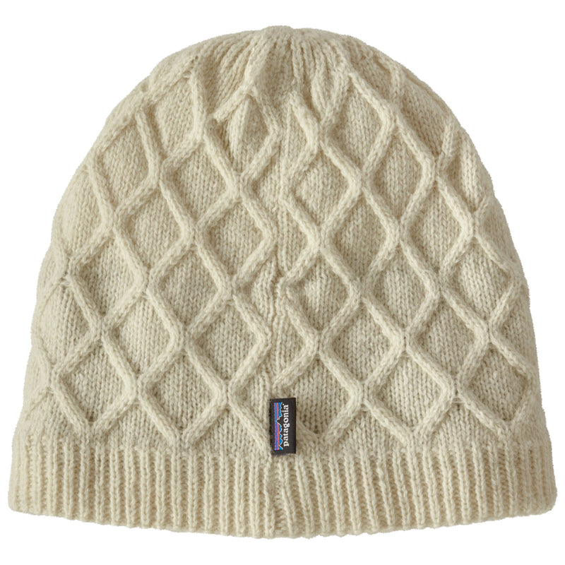 Patagonia Women's Honeycomb Knit Beanie Birch White Image 02