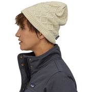 Patagonia Women's Honeycomb Knit Beanie Birch White Image 03