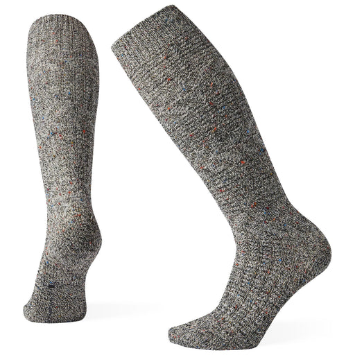 Smartwool Women's Everyday Wheat Fields Knee High Black-Multi Donegal Image 01