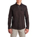 Kuhl Descendr Flannel LS Shirt Black Coffee Image 01