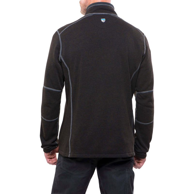 Kuhl Revel 1/4 Zip Sweater Charcoal / Olive Image 02