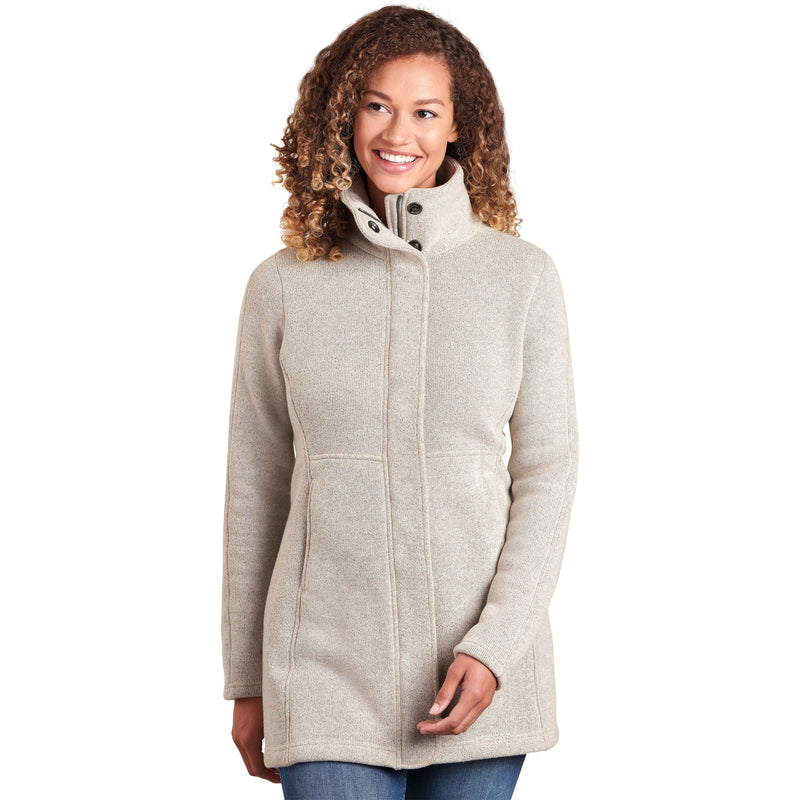 Kuhl Women's Highland Long Jacket Natural Image 01