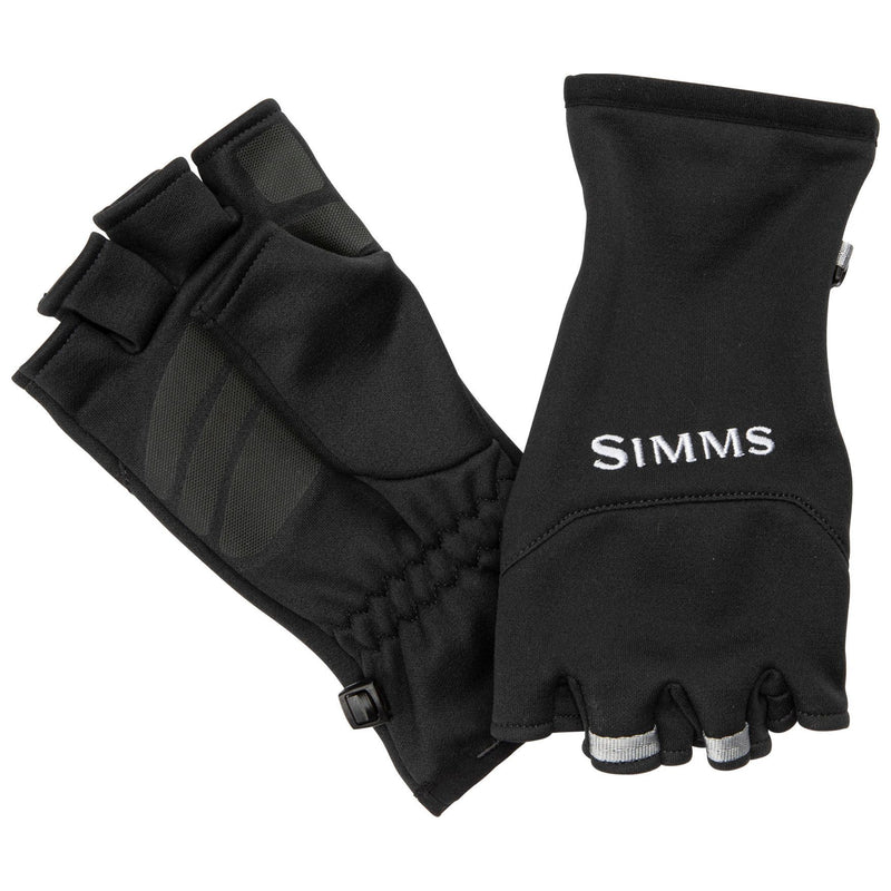 Simms Freestone Half Finger Mitt Black Image 01