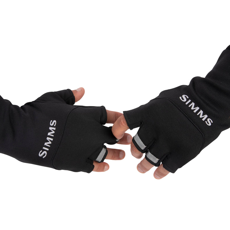 Simms Freestone Half Finger Mitt Black Image 08