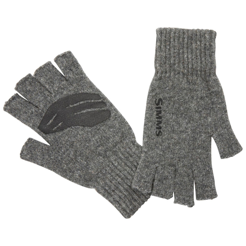 Simms Wool Half Finger Mitt Steel Image 01