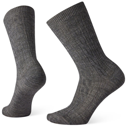 Smartwool Women's Everyday Cable Crew Medium Gray Image 01