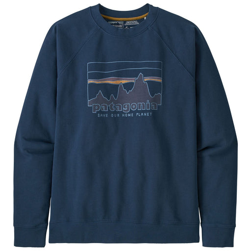 Patagonia '73 Skyline Organic Crew Sweatshirt Tidepool Blue Image 01
