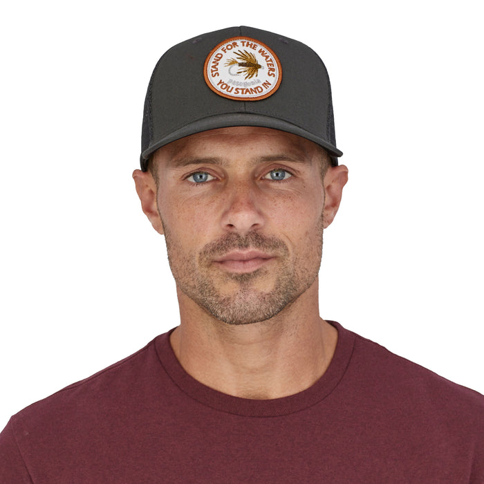Patagonia Take a Stand Trucker Hat Forge Grey / Stand for the Waters Image 02