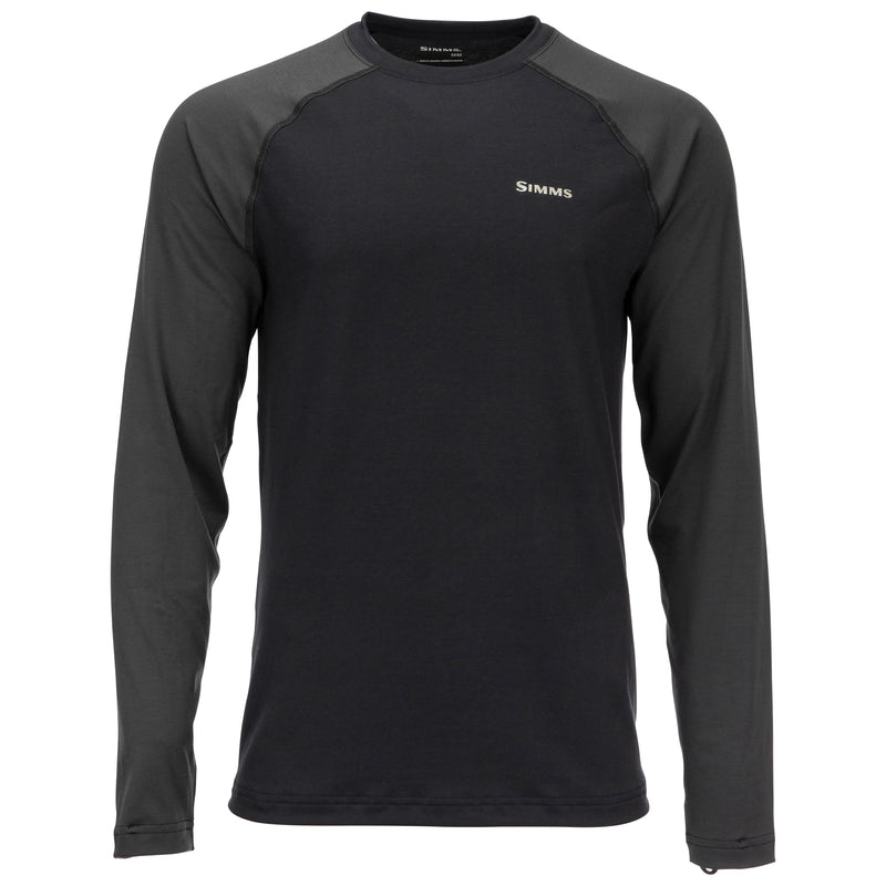 Simms Lightweight Baselayer Top Black Image 01