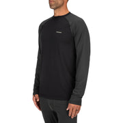 Simms Lightweight Baselayer Top Black Image 02