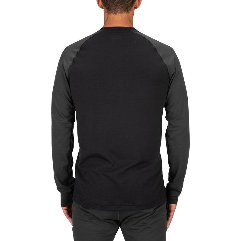 Simms Lightweight Baselayer Top Black Image 04