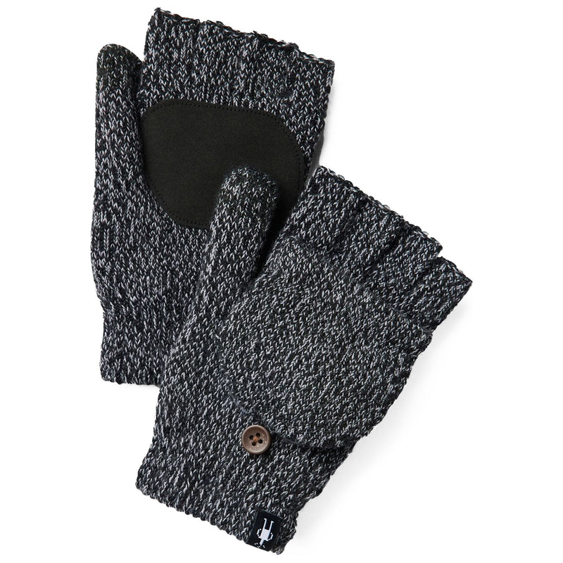 Smartwool Cozy Grip Flip Mitt Black Image 01