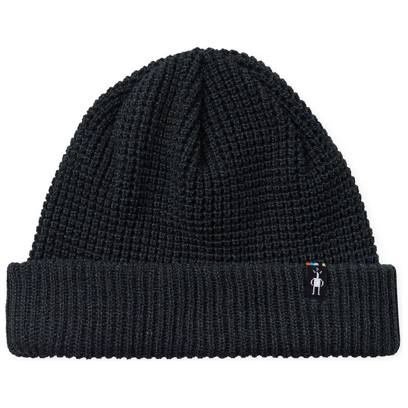 Smartwool Creek Run Beanie Black-Dark Sage Marl Image 01
