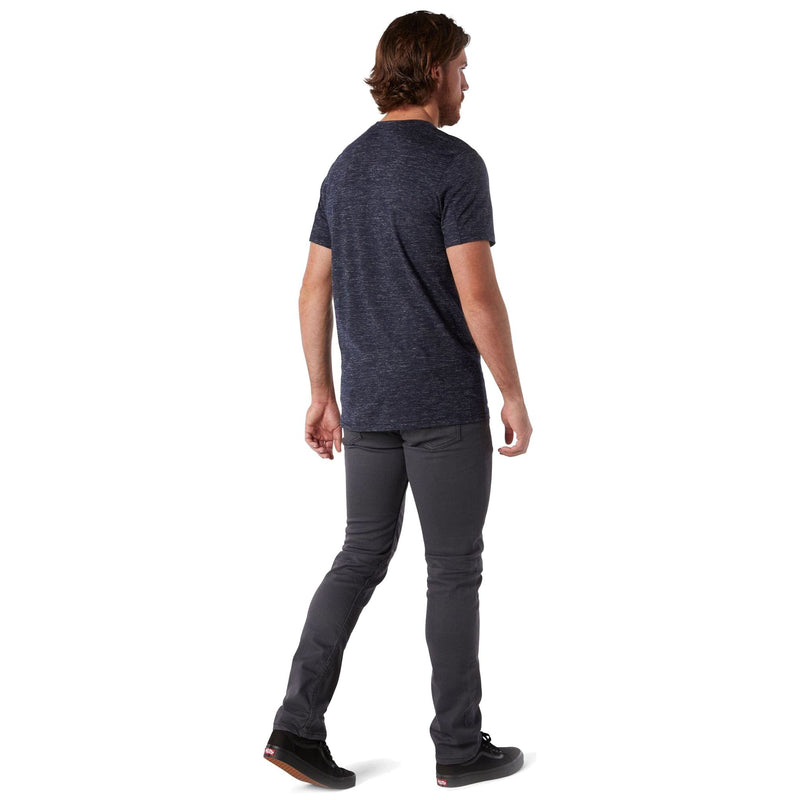 Smartwool Everyday Exploration Merino SS Henley Deep Navy Heather Image 03