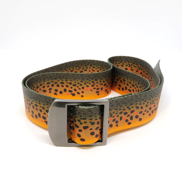 Rep Your Water Brown Trout Skin Basecamp Belt