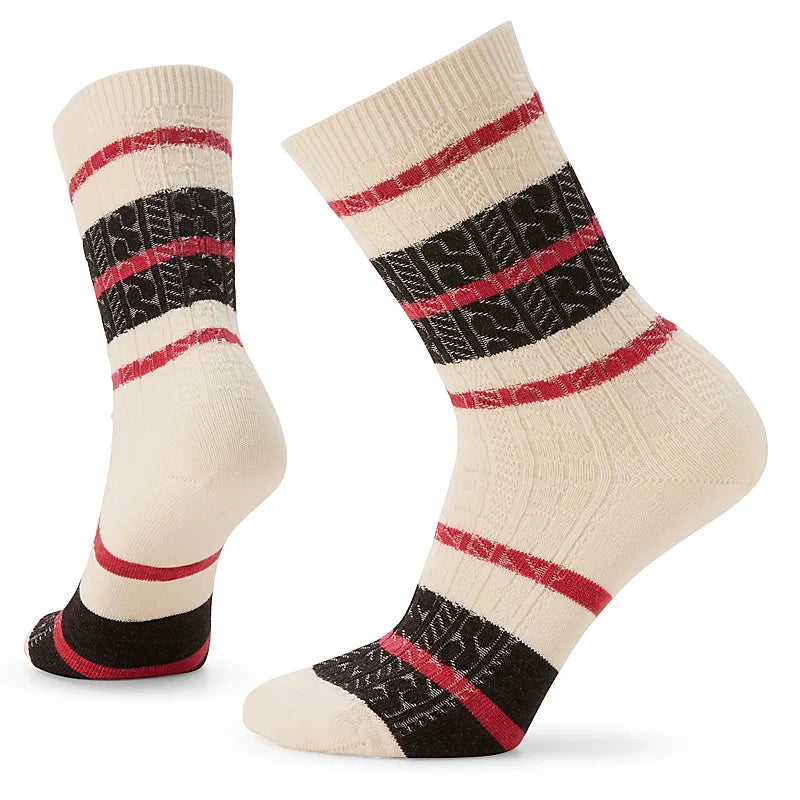 Smartwool Women's Everyday Striped Cable Crew Socks