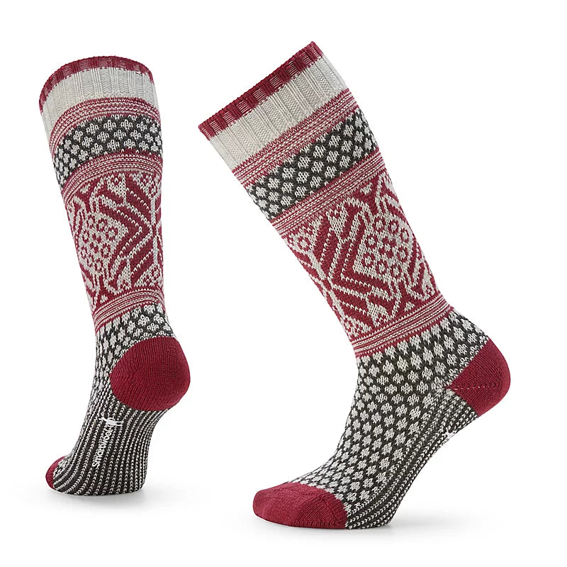 Smartwool Women's Everyday Popcorn Snowflake Pattern Crew Socks