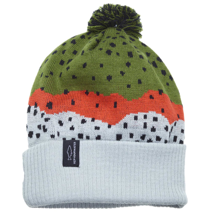 Rep Your Water Rainbow Trout Skin Beanie
