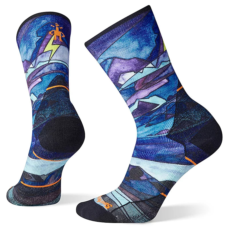 Smartwool Women's Athlete Edition Run Print Crew Socks