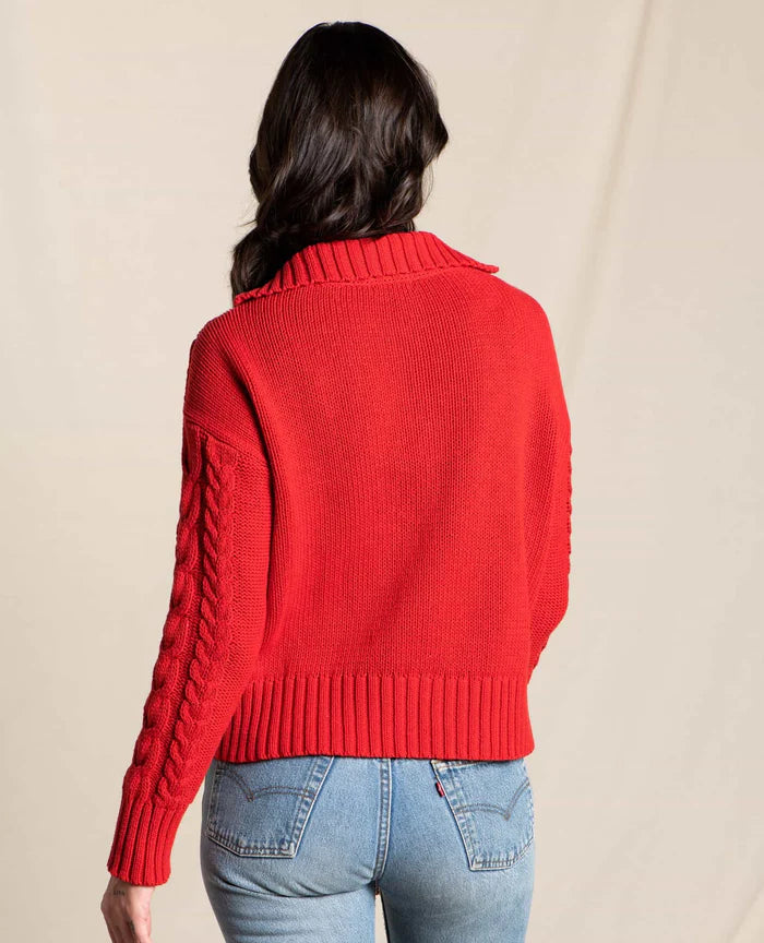 Toad & Co Women's Bianca Cable Sweater Sale