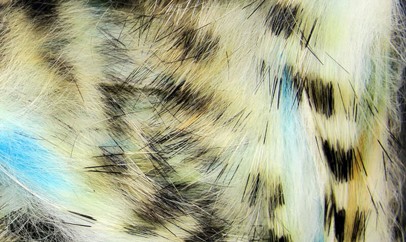 Hareline Black Barred Groovy Bunny Strips