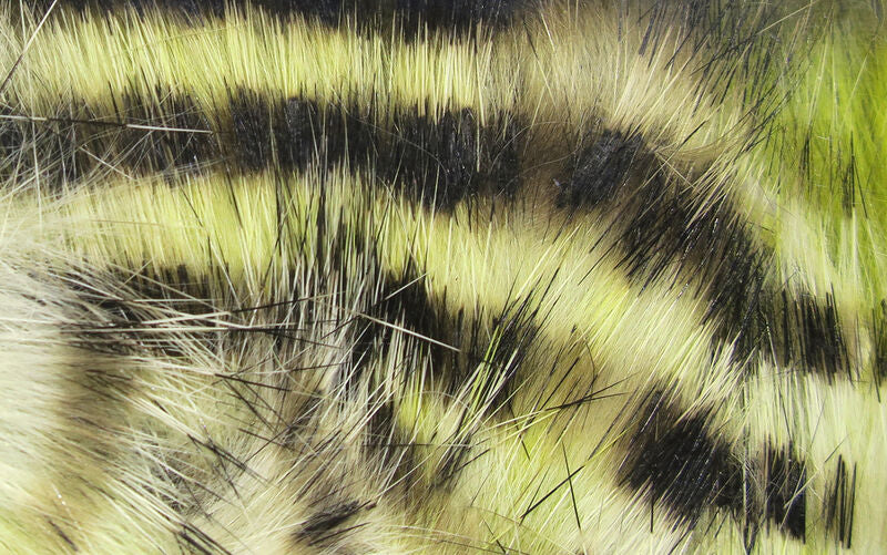 Hareline Black Barred Groovy Bunny Strips