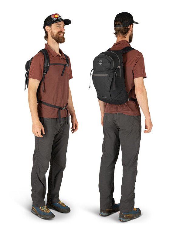 osprey daylite black o/s Plus Commuter Backpack Lightweight, Everyday Pack with Laptop Sleeve and Water Bottle Pockets Ideal for Work, School, and Travel with Versatile Storage Options, : Sports & Outdoors zip main compartment Buy Osprey Daylite Messenger Bag