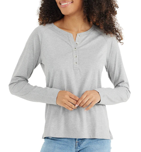 Free Fly Women's Bamboo Heritage Henley