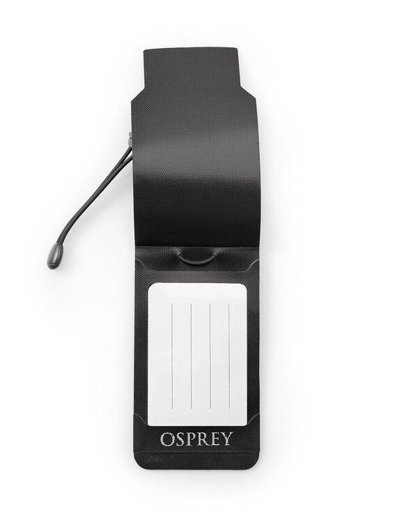 Osprey Black Luggage Tag