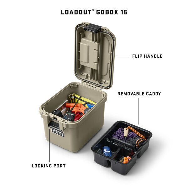 Yeti LoadOut GoBox 15 Gear Case