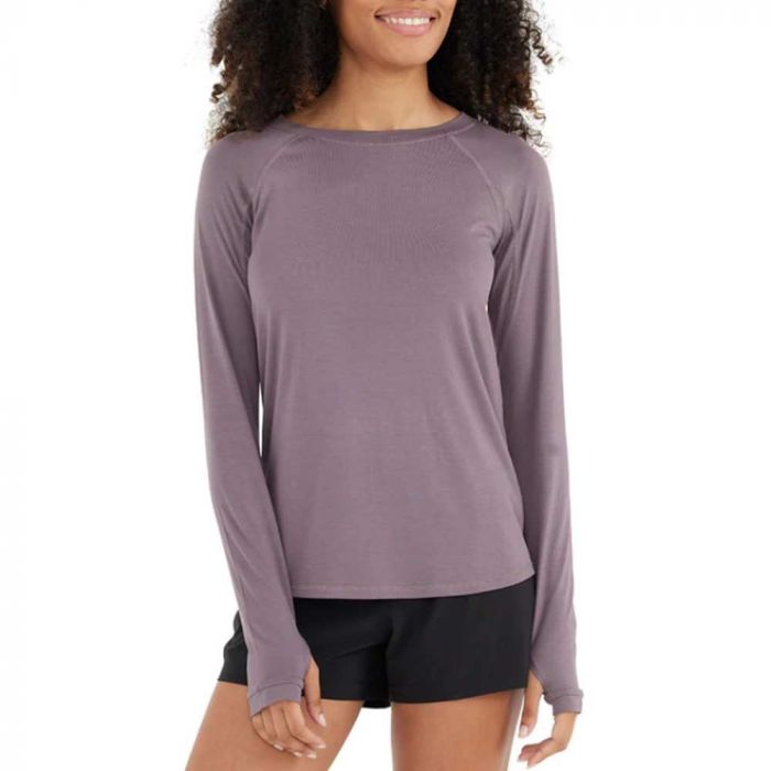 Free Fly Women's Bamboo Midweight LS Tee
